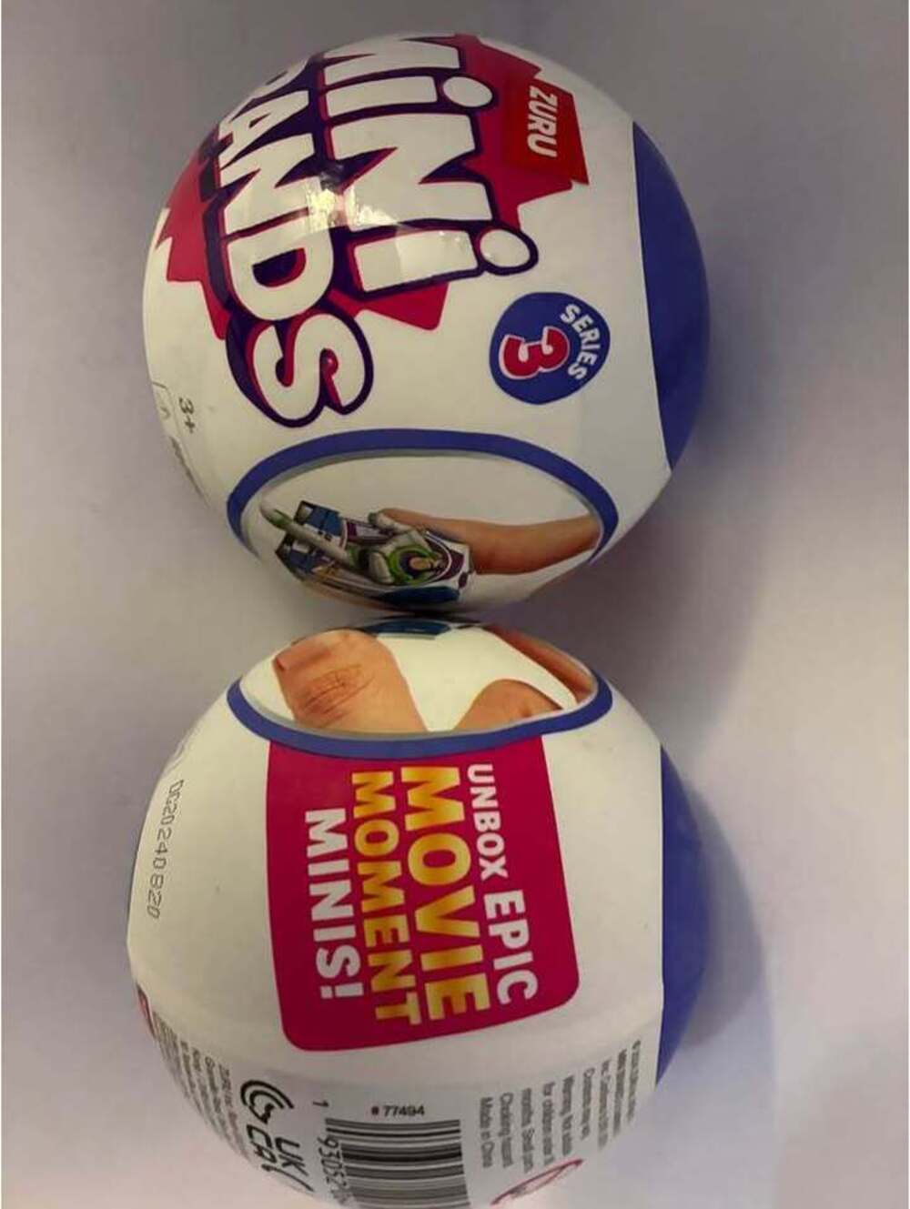 Zuru 5 Surprise Mini Brands Movie Moments Series 3 (receive 2 balls)